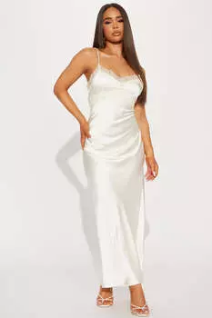 Платье Fashion Nova DJ2210061MAXI, кремовый