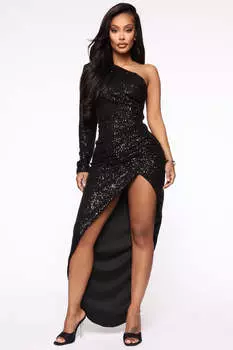 Платье Fashion Nova DR1216, черный