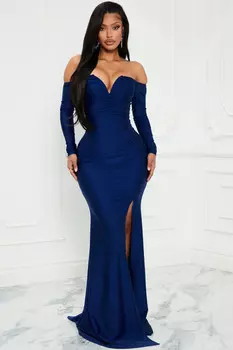 Платье Fashion Nova DT3430, нави