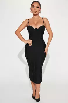 Платье Fashion Nova FB0037, черный