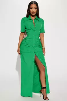 Платье Fashion Nova MD6160FN, зеленый