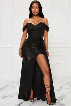 Платье Fashion Nova MF21275, черный
