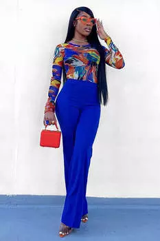 Платье Fashion Nova P9683, роял