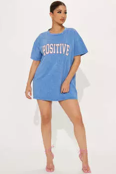 Платье Fashion Nova T3473, синий