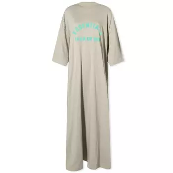 Платье Fear Of God Essentials 3/4 Sleeve, серо-бежевый
