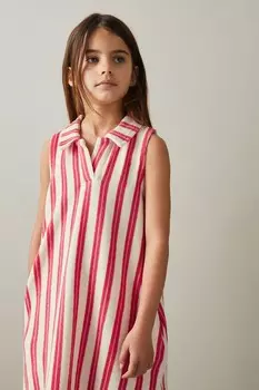 Платье Felicia towing с открытым воротником Reiss, розовый