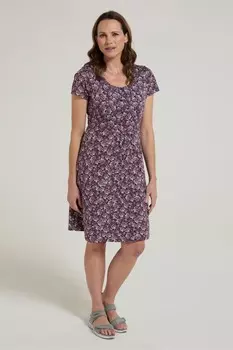Платье фигуристка Лора из 100% хлопка Mountain Warehouse, фиолетовый