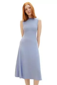 Платье - Фиолетовый - А-силуэт Tom Tailor Denim