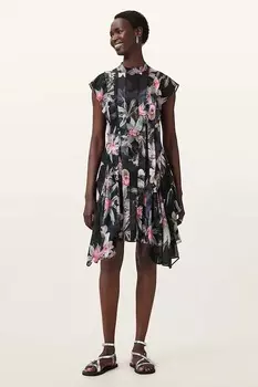 Платье FLEUR Allsaints, черный