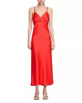 Платье Floaty Sandro, красный