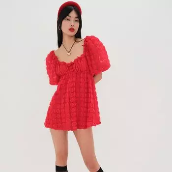 Платье For Love &amp; Lemons Hannah Mini, красный