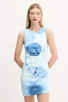 Платье FOTOAZUL Desigual, синий