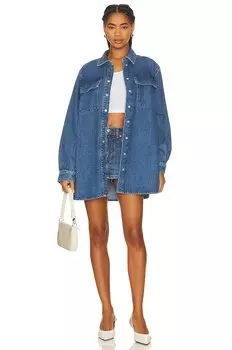 Платье FRAME The A-line Shirt, цвет Brisk