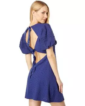 Платье Free People Apricot Rose Mini, цвет Living Indigo