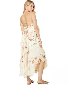 Платье Free People Audrey Printed Maxi Dress, цвет Copper Rose Combo