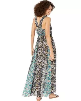 Платье Free People Dance with Me Printd Maxi, цвет Black Combo