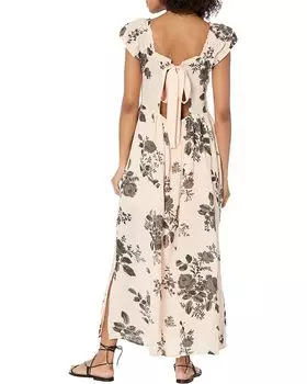 Платье Free People Forget Me Not Midi, цвет Peach Combo No Overe