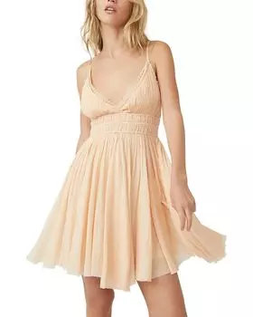 Платье Free People Fp1 Delia Slip, цвет Almond Cream