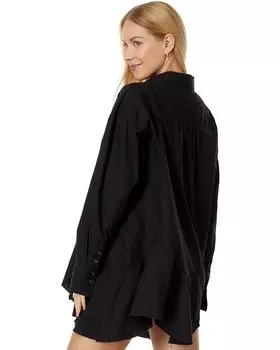 Платье Free People Freya Poplin, черный