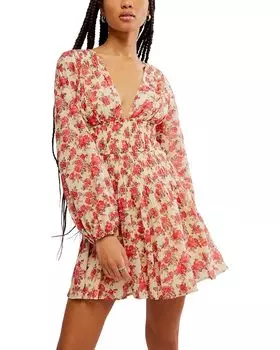 Платье Free People Keep You Mini Dress, цвет Classic Combo