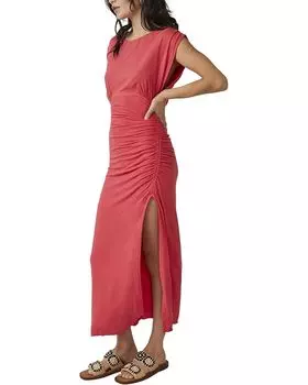 Платье Free People Lakeside Solid Midi Dress, цвет Bella Rose