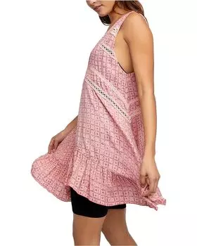 Платье Free People Let It Happen Mini, цвет Light Pink Combo