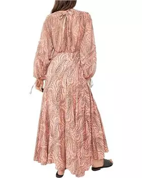 Платье Free People Mirage Maxi, цвет Peach Combo