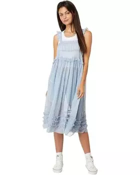 Платье Free People Moon Phase Midi, цвет Morning Haze