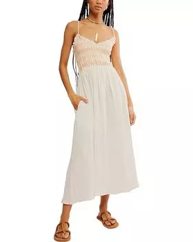 Платье Free People Sweet Nothings Midi-Solid, цвет Marshmellow
