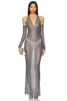 Платье фрейи Nbd, бронзовый