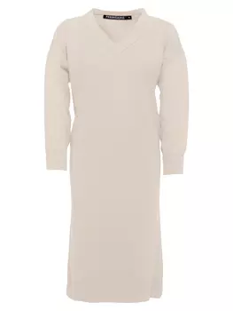 Платье Freshlions Strick Rahel, бежевый