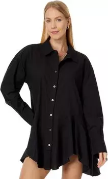 Платье Freya Poplin Free People, черный