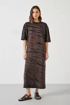Платье-Футболка Addie миди Hush, коричневый