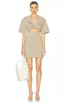 Платье-футболка Bahia Jacquemus, цвет Light Khaki