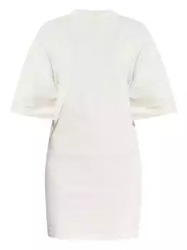 Платье-футболка длины миди BALENCIAGA, нейтральный