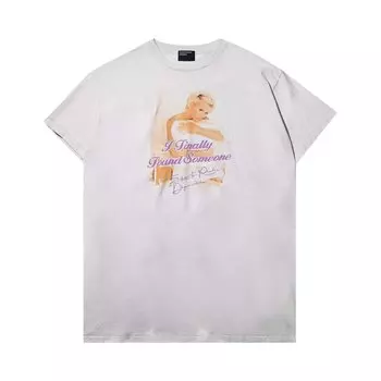 Платье-футболка Enfants Riches Dprims Наконец-то нашла кого-то, Белый/Многоцветный