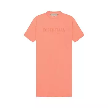 Платье-футболка Fear of God Essentials, цвет Коралл