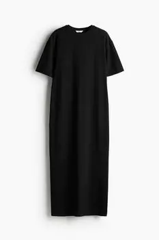 Платье-футболка H&M, черный
