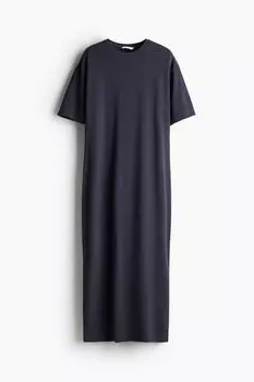 Платье-футболка H&M, темно-синий