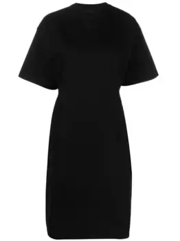 Платье-футболка Hourglass BALENCIAGA, черный