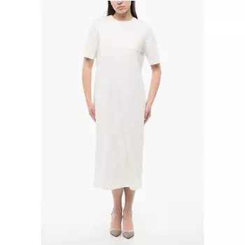 Платье-футболка из хлопкового джерси Woolrich, белый