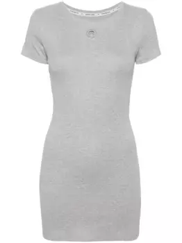 Платье-футболка из органического хлопка Marine Serre, серый