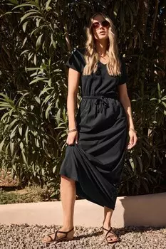 Платье-Футболка макси Long Tall Sally, черный