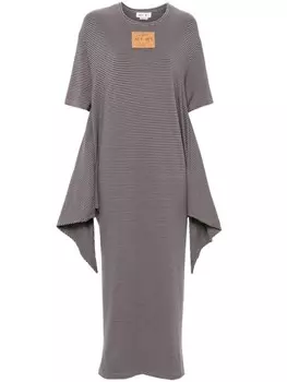 Платье-футболка макси в полоску ACT N1, синий