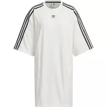 ПЛАТЬЕ-ФУТБОЛКА Платье с короткими рукавами женское белое Adidas Originals
