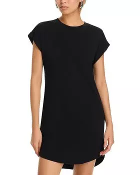 Платье-футболка с закатанными рукавами Bella Dahl, черный