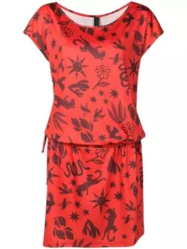 Платье-футболка Shiva Estampado Lygia & Nanny, коричневый