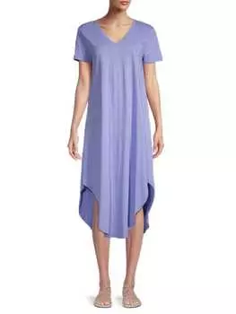 Платье-футболка Stitchdrop с короткими рукавами capitola, iris