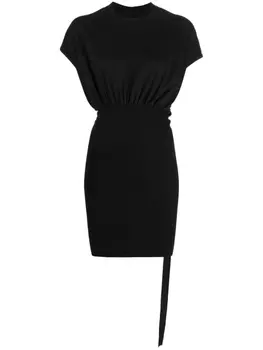 Платье-футболка Tommy с присборенной талией Rick Owens DRKSHDW, черный