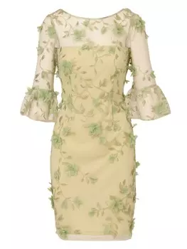 Платье-футляр Adrianna Papell, цвет Grass green/Light green